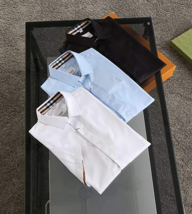 Picture of Burberry Shirts Short _SKUBurberryM-3XL8qx2727984